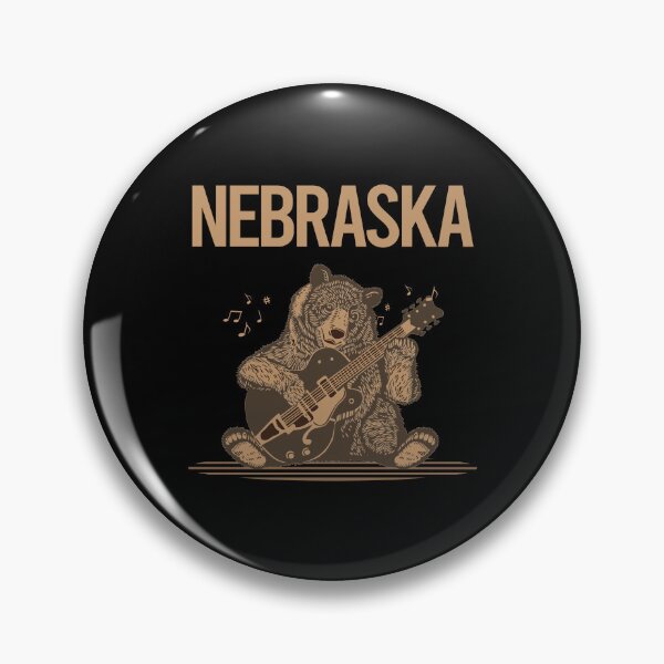 Item preview, Bear With Guitar Nebraska designed and sold by BloodMoneyTwit.