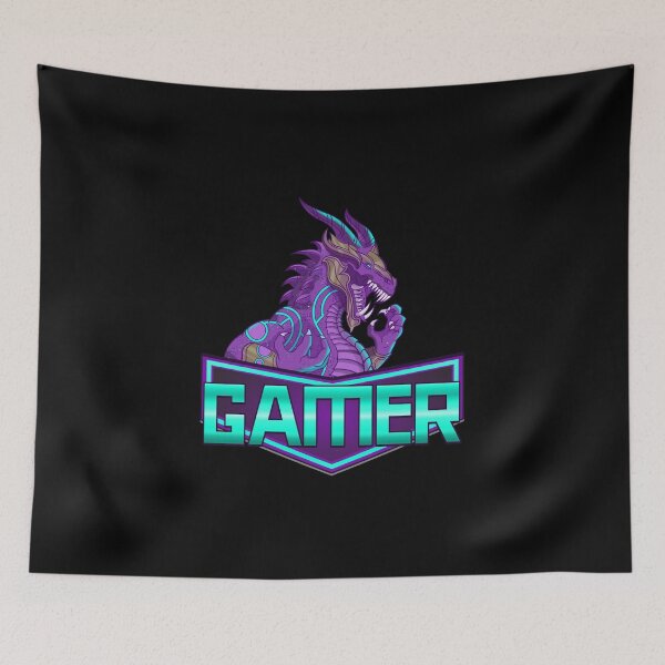 Item preview, Gamer with Cool Galaxy Dragon designed and sold by PRIVARSHU.