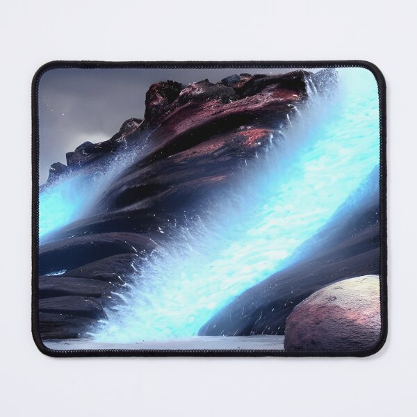 Item preview, Glowing Blue River, Ai Generated Art  designed and sold by ACC .
