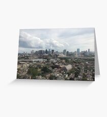 Boston Skyline from Bunker Hill Greeting Card