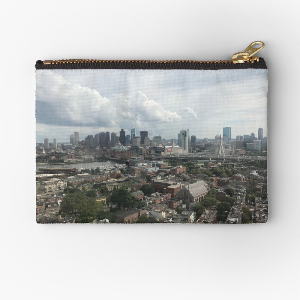 Boston Skyline From Bunker Hill Zipper Pouch By Ccyxycc Redbubble