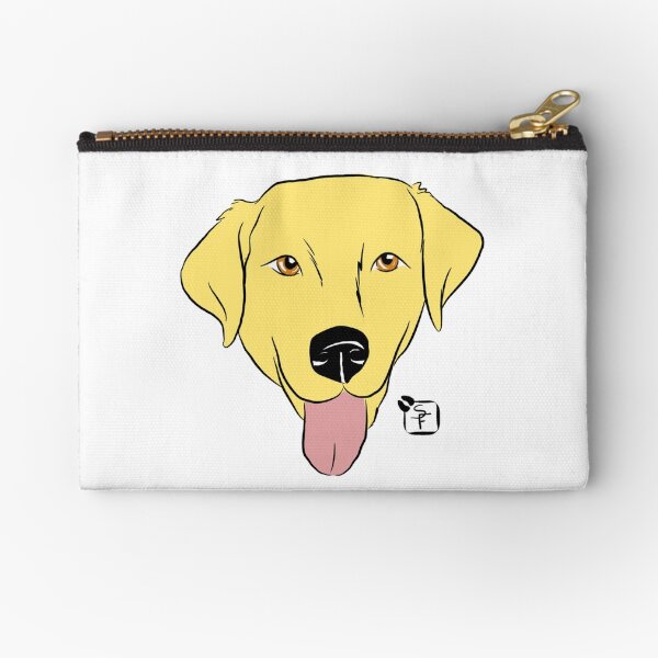 Yellow Lab Zipper Pouch