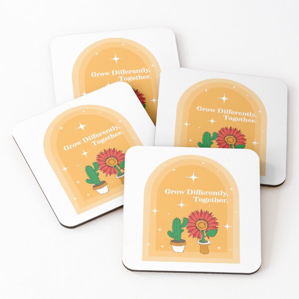 Item preview, Grow Differently, Together Flower and Cactus Design designed and sold by EAMulderrig.