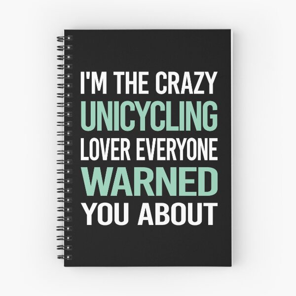 Item preview, Crazy Lover Unicycling Unicycle Unicyclist designed and sold by BimBamFrank.