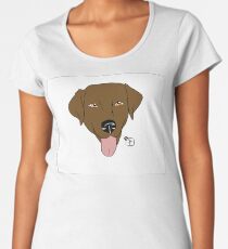 Brown Lab Women's Premium T-Shirt