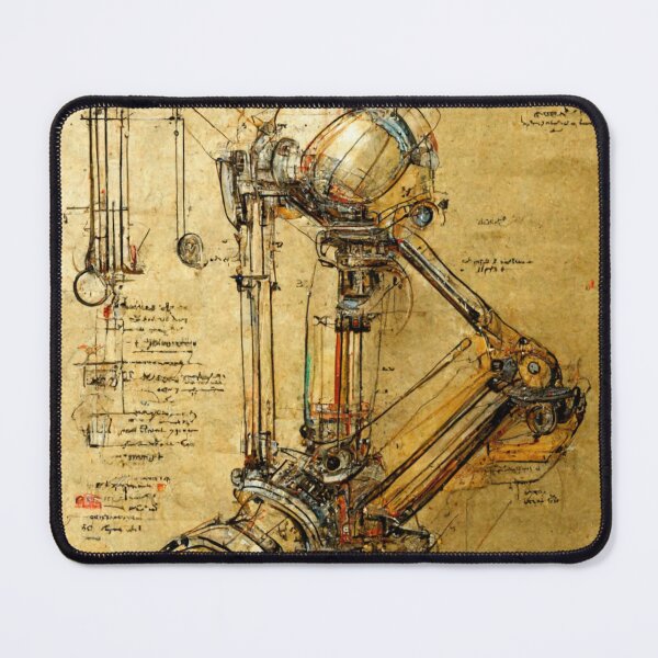 Item preview, Fantasy DaVinci Engineering Drawing of an Idea #4 designed and sold by MyArtonStuff.