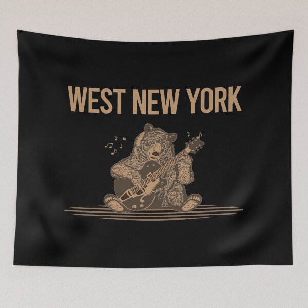 Item preview, Bear With Guitar New York designed and sold by BloodMoneyTwit.