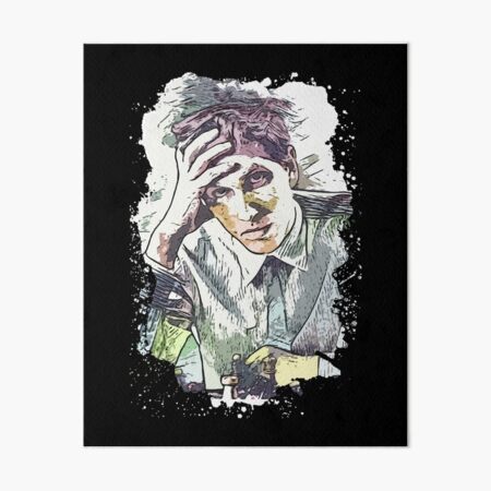 Bobby fischer smooking Art Board Print by LoveGalBlackTan