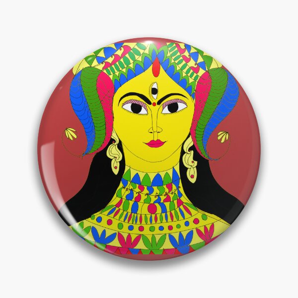 Item preview, Maa Durga Puja face art special  designed and sold by Darkies-store.