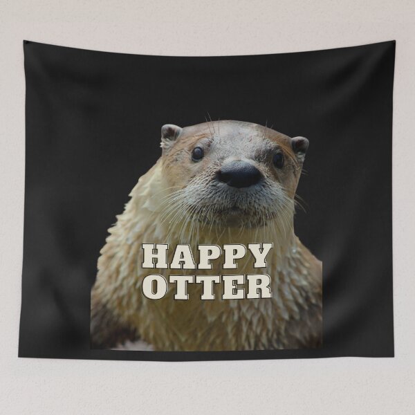 Item preview, Happy Otter Design designed and sold by MerchGiants.