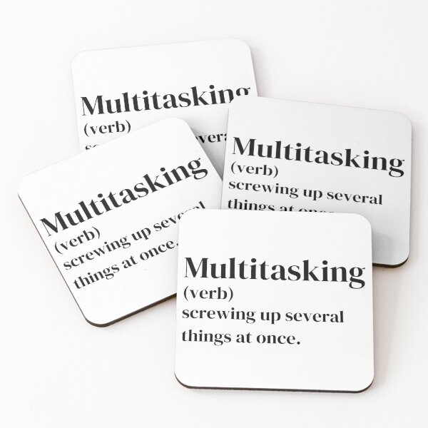 Item preview, Multitasking: Screwing Up Several Things At Once designed and sold by Eriksonshop.
