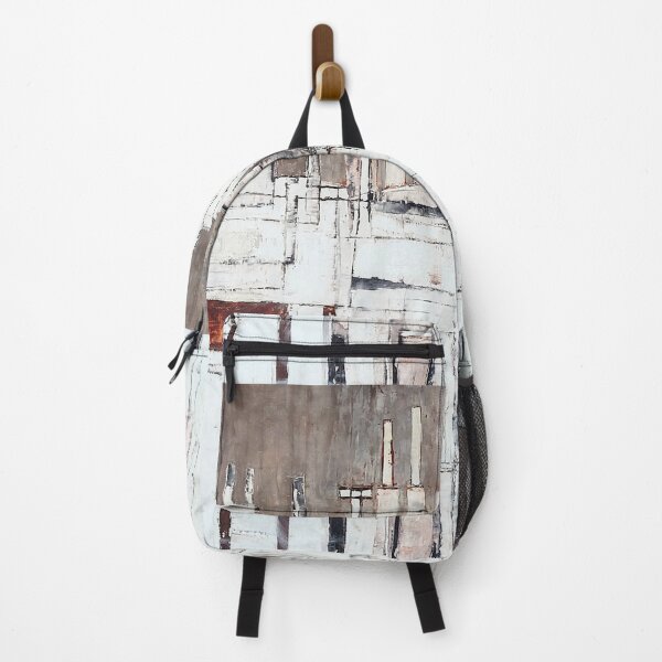 Item preview, Mid Century Modern Cityscape Abstract Painting designed and sold by Designs by Kool Kat.