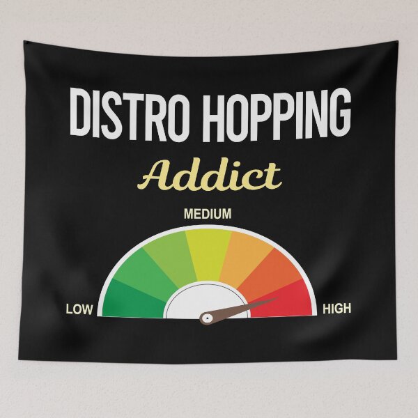Item preview, Addict Distro Hopping Distrohopper designed and sold by PriscillaHerna.