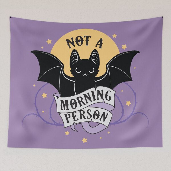 Item preview, Not a Morning Person designed and sold by MagicCatSmudge.