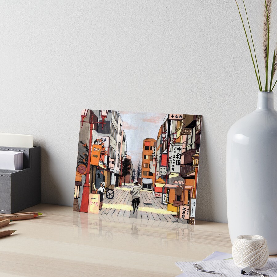 Early Morning Ride Art Board Print
