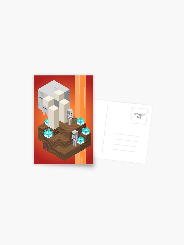 Minecraft Enderman and Creeper Postcard for Sale by ddkart