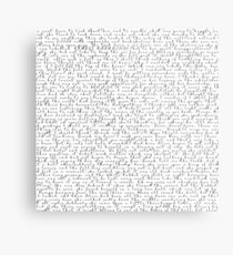 Alice in Wonderland - Chapter 2 Metal Print