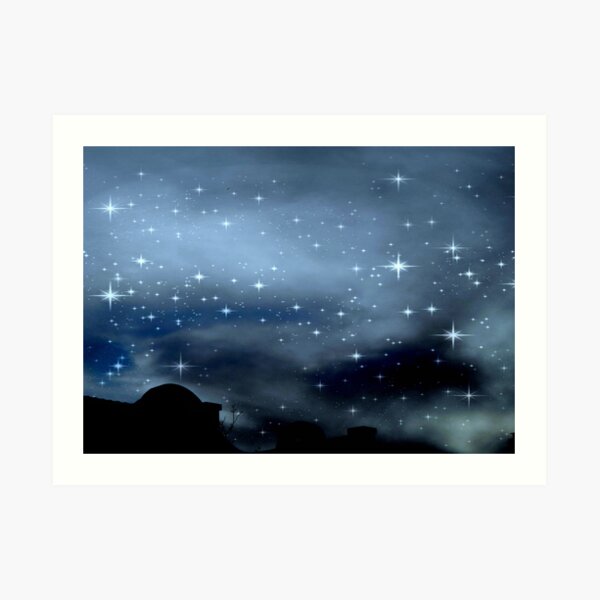 Clear Starry Night © Art Print