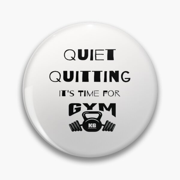 Item preview, trendy funny Quiet Quitting its time for gym designed and sold by Cameron Carter.