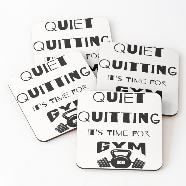 Item preview, trendy funny Quiet Quitting its time for gym designed and sold by Cameron Carter.