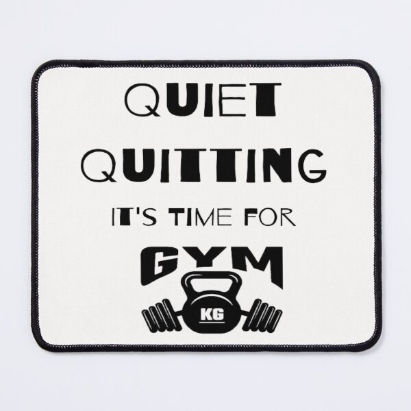 Item preview, trendy funny Quiet Quitting its time for gym designed and sold by Cameron Carter.