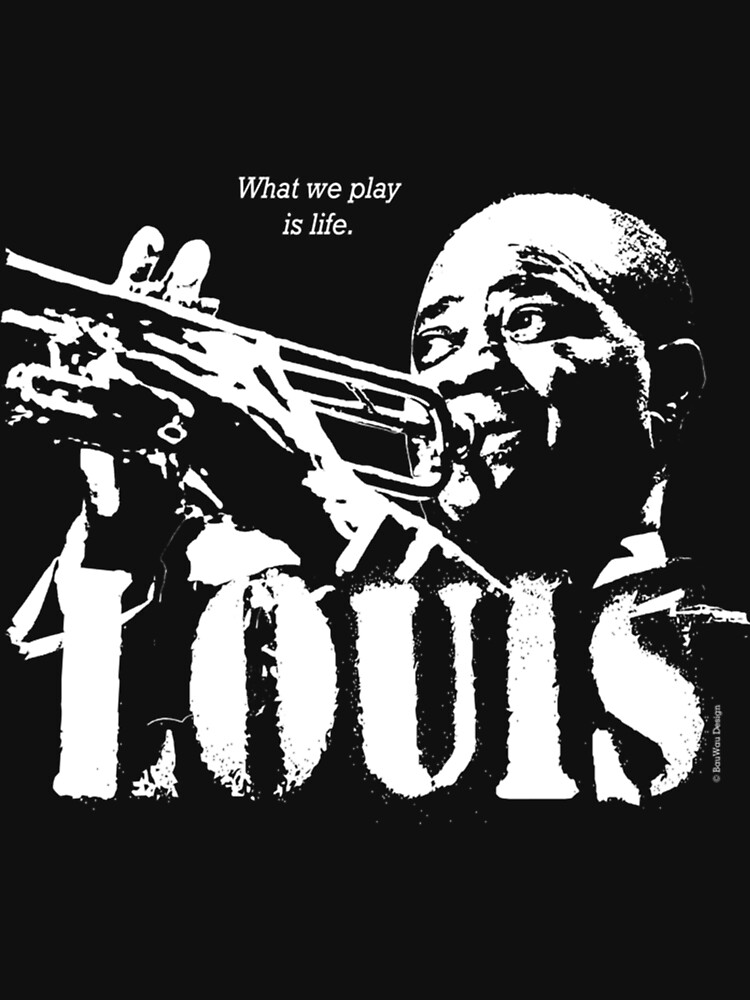 Louis Armstrong Eating Spaghetti Fitted T-Shirt fitted t shirts