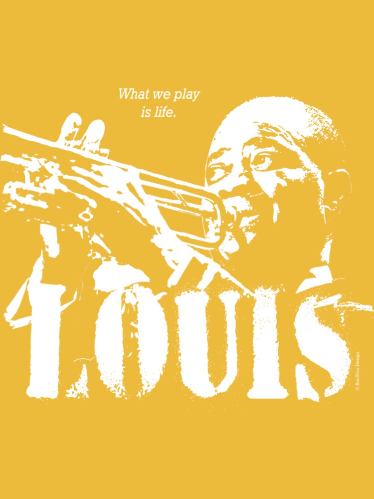 Louis Armstrong Jazz Wisdom Short-Sleeve Unisex T-Shirt (1-color