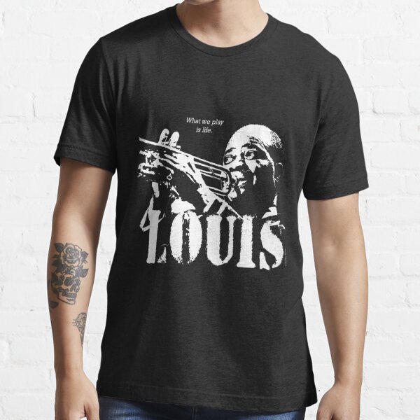Jazz Wisdom of Louis Armstrong (1-color) T-Shirt heavyweight t
