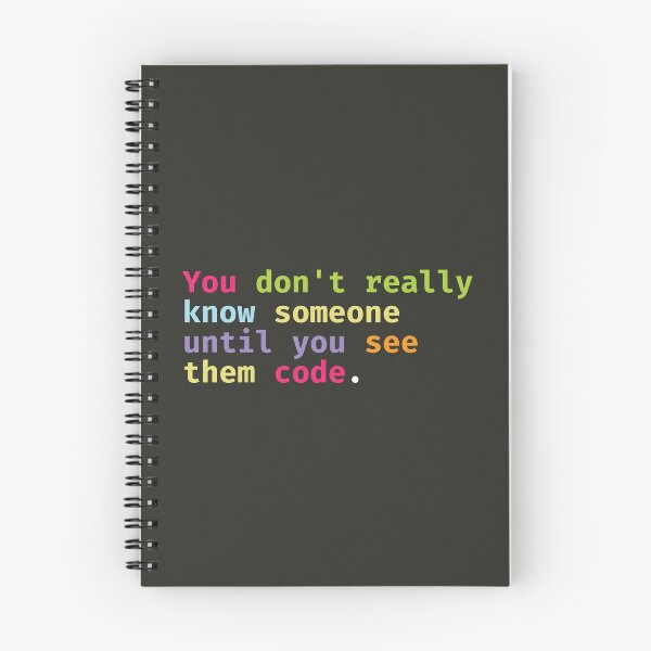Item preview, You don't really know someone until you see them code. designed and sold by SweetLog.