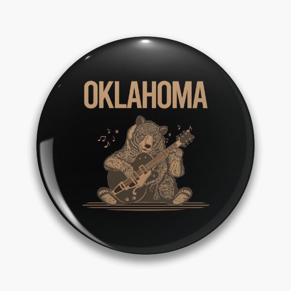 Item preview, Bear With Guitar Oklahoma designed and sold by BloodMoneyTwit.