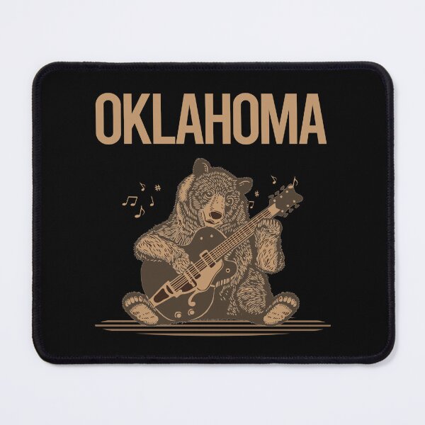 Item preview, Bear With Guitar Oklahoma designed and sold by BloodMoneyTwit.