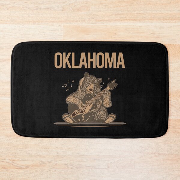 Item preview, Bear With Guitar Oklahoma designed and sold by BloodMoneyTwit.
