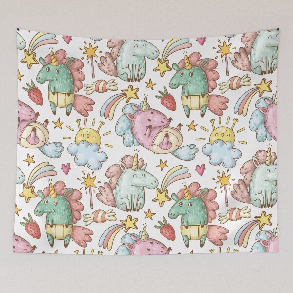 Item preview, Doodle unicorns designed and sold by pnkpopcorn.