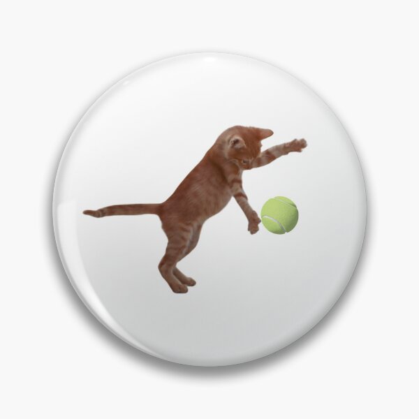 Item preview, Cat Playing With a Tennis Ball designed and sold by BigCityTennis.