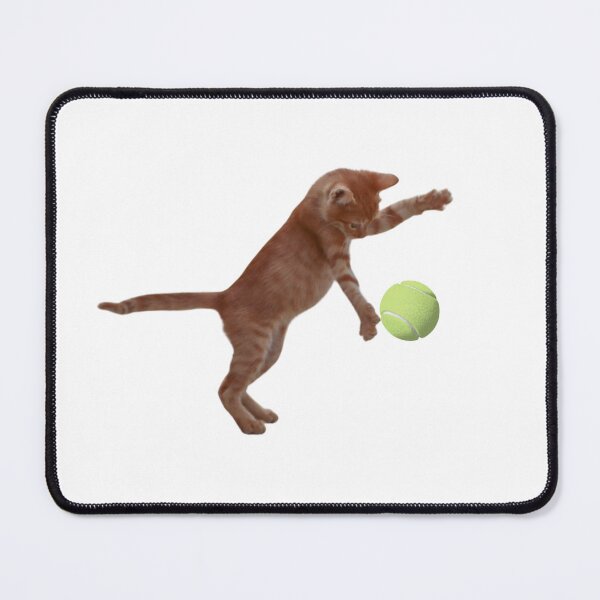 Item preview, Cat Playing With a Tennis Ball designed and sold by BigCityTennis.