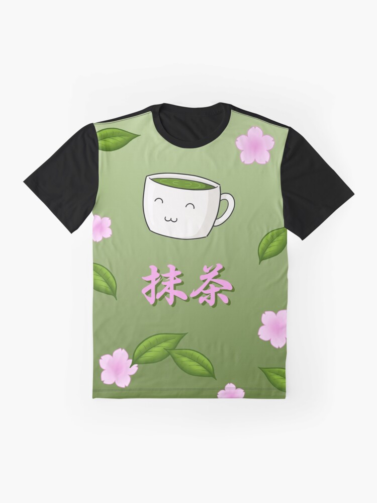 Alternate view of Mat-chan the cute Matcha Graphic T-Shirt