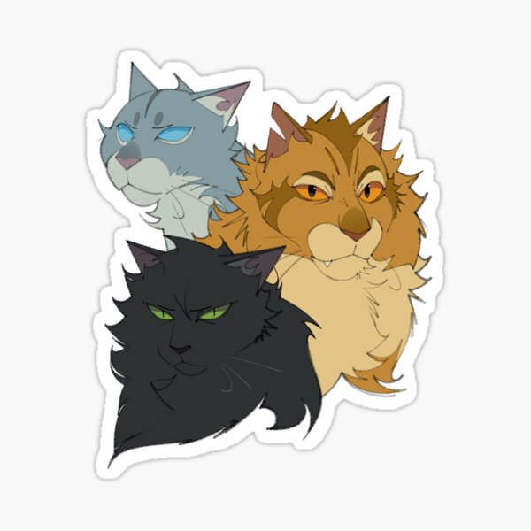 Cute Warrior Cats Sticker Set II Leafpool Jayfeather Hollyleaf