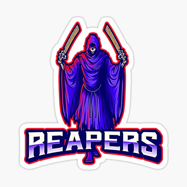 Reapers Team Sticker For Sale By Rorulent Redbubble