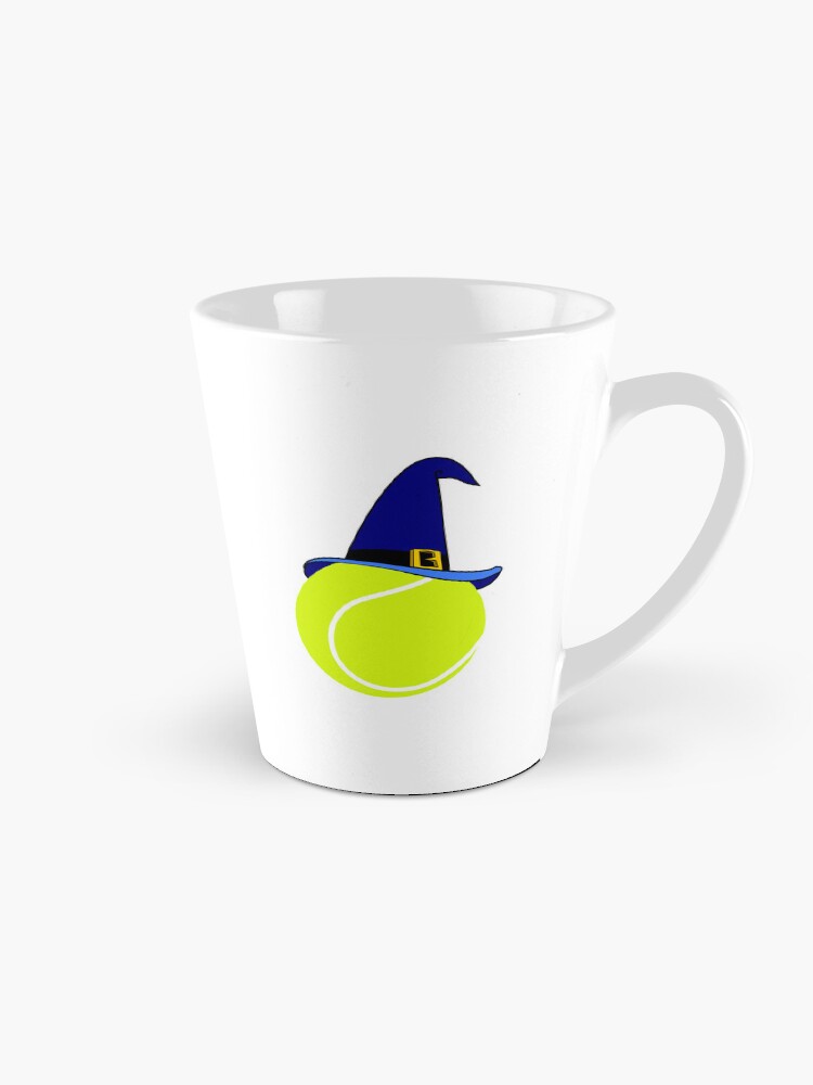 Thumbnail 1 of 4, Coffee Mug, Tennis Ball Witch, Halloween Tennis Design designed and sold by BigCityTennis.