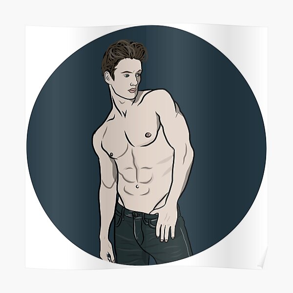 Abs Posters Redbubble - buff ladies man 6 pack roblox