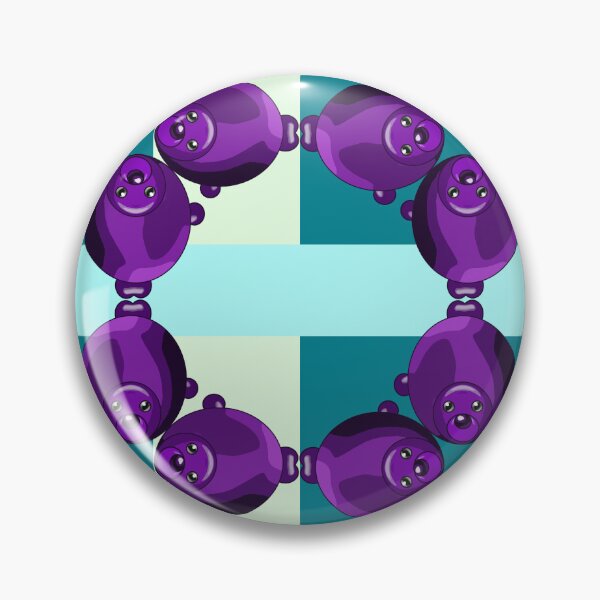 Item preview, Fat Purple Seal Pattern  designed and sold by JoanNinjaHen.