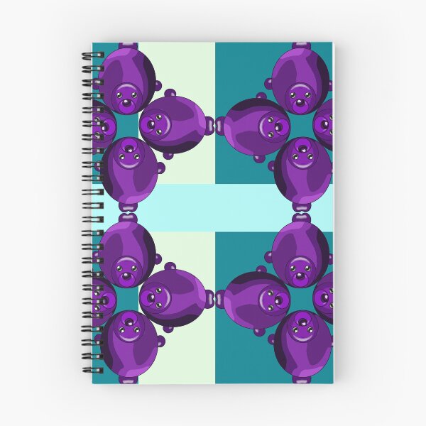 Item preview, Fat Purple Seal Pattern  designed and sold by JoanNinjaHen.