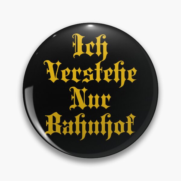 Artikelvorschau, Ich verstehe Nur Bahnhof - Ich verstehe nur Bahnhof - Deutsche Sätze entworfen und verkauft von JourneyCreative.