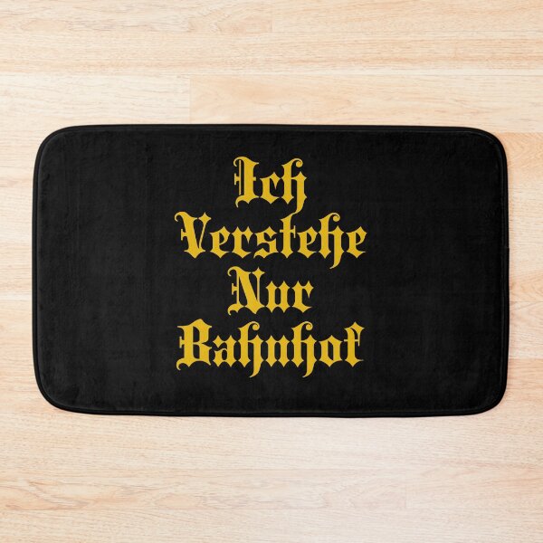 Artikelvorschau, Ich verstehe Nur Bahnhof - Ich verstehe nur Bahnhof - Deutsche Sätze entworfen und verkauft von JourneyCreative.