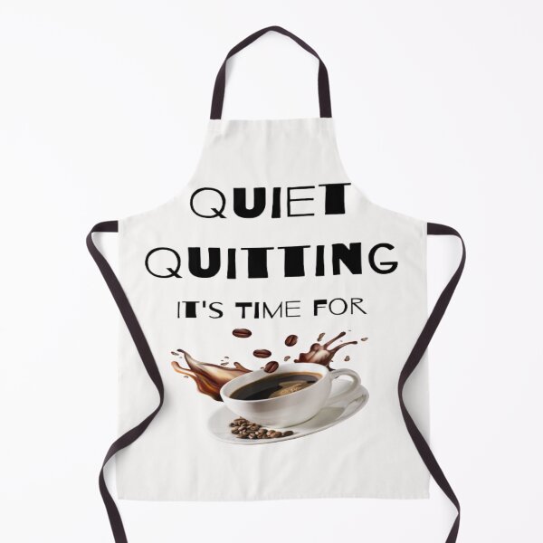 Item preview, trendy funny Quiet Quitting its time for coffee designed and sold by Cameron Carter.