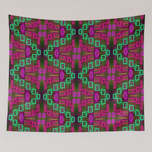 Item preview, Neon nights and squares designed and sold by neonmoonwaves.