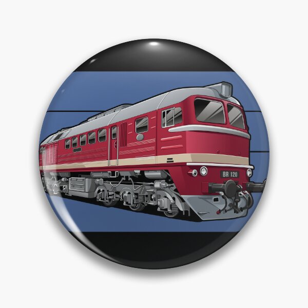 Item preview, Diesel locomotive BR 120 Taigatrommel designed and sold by Stoffgiraffe.
