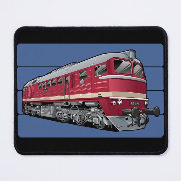 Item preview, Diesel locomotive BR 120 Taigatrommel designed and sold by Stoffgiraffe.