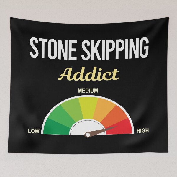 Item preview, Addict Stone Skipping Stones Rock Rocks Skimming designed and sold by PriscillaHerna.