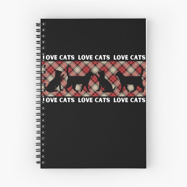 Aperçu de l'œuvre Flanelle Love Cats créée et vendue par CreativeLevelUp.